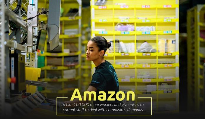 Amazon to hire 100,000 more Employees to meet orders amid Coronavirus