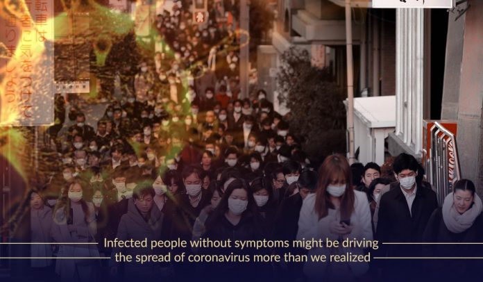 Coronavirus Infected individuals with no symptoms are more dangerous