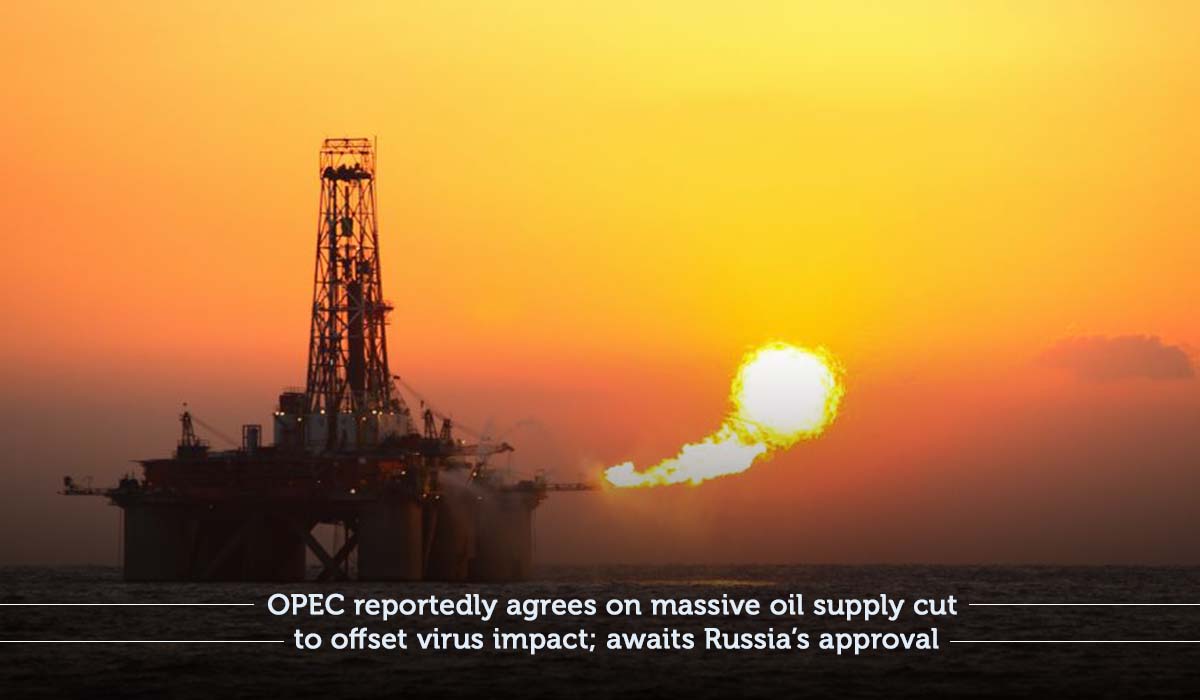 OPEC predicted to push for long oil production cut as coronavirus hits demand; Russia haven't decided yet