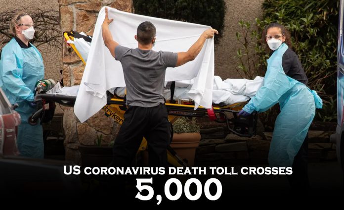 Death toll surpasses Five Thousand in the United States