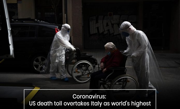 U.S. becomes the top country with highest COVID-19 deaths beating Italy