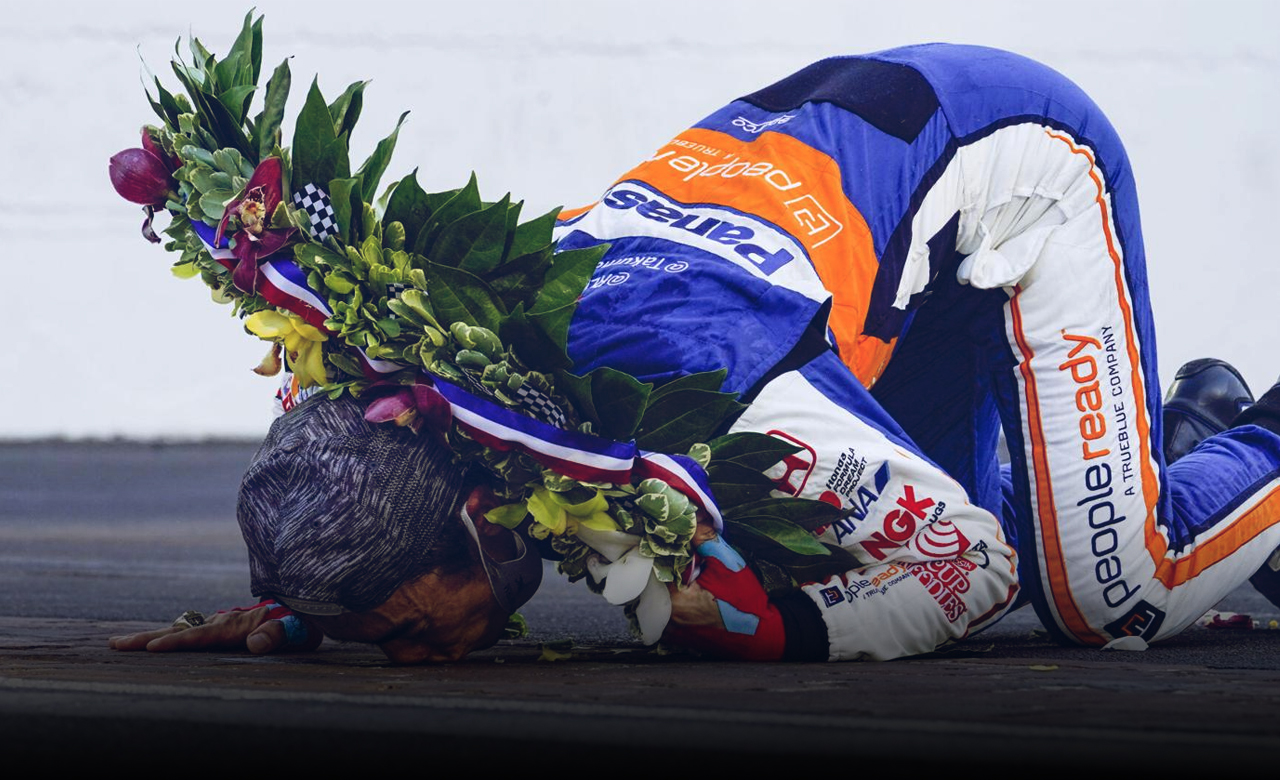Takuma Sato, once again, won the race in 4 years - Indy 500