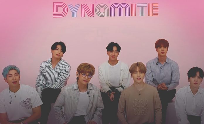 Dynamite, the video of BTS breaks all records for most views in a single day