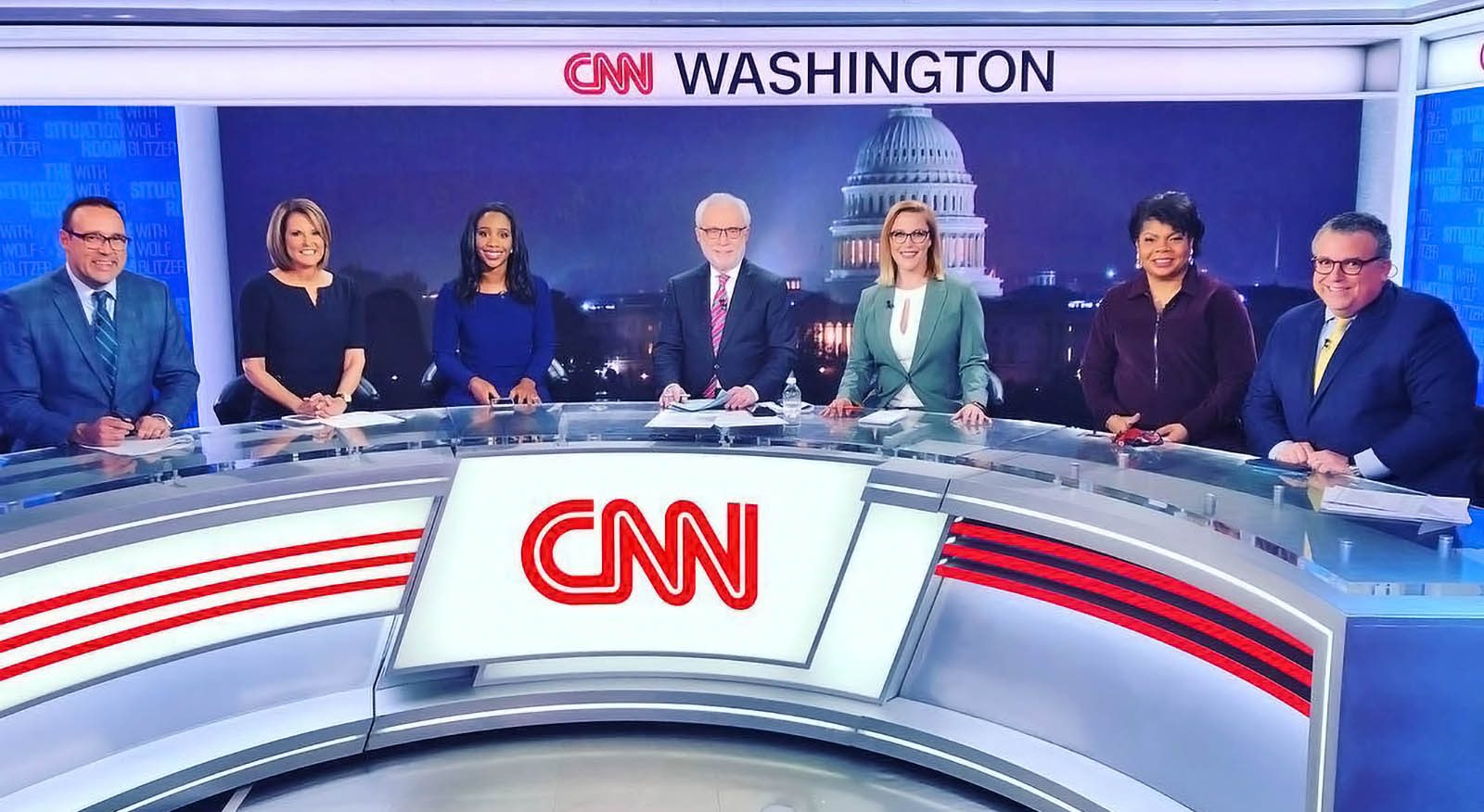 CNN Washington newscasters