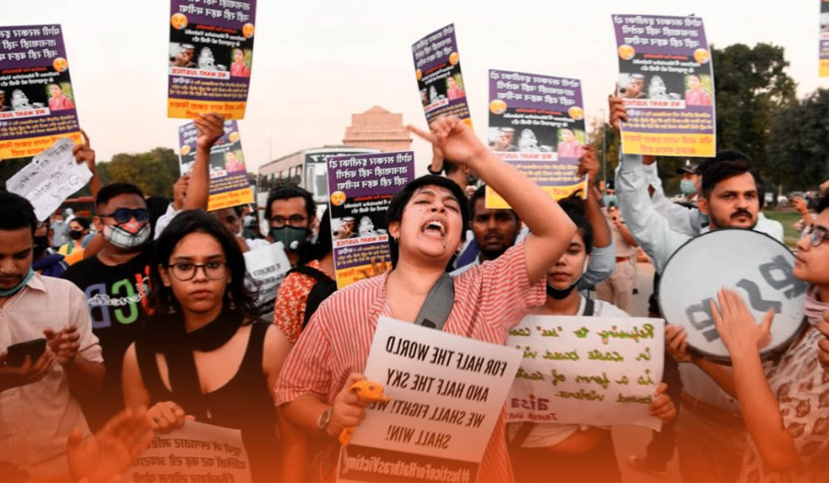 Indian police eliminated rape allegation which ignited protests